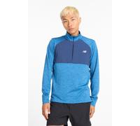New Balance Mt43204heb Heat Grid Half Zip Shirt Heronblu Taglia: L | Outlet | Uomo |