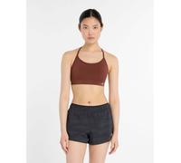 New Balance Donna NB Essential Yoga Bra in Marrone, Maglia di Poliestere, Taglia S