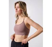 New Balance - NB Essential Yoga Bra Marrone - Abbigliamento S Marrone