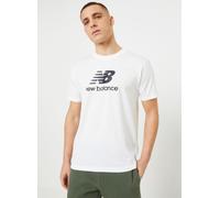 New Balance - NB Essentials Stacked Logo T-Shirt Bianco - Abbigliamento XXL Bianco