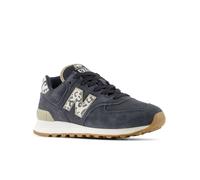 New Balance - New Balance 574 - Sneakers nere con stampa leopardata-Nero 40