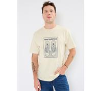 T-shirt New Balance Relaxed 550 manica corta giallo chiaro blu - XL