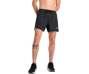 New Balance - Pantaloncini da trail running ultraleggeri e traspiranti - RC Ultra Light Split Short 5" Black in Poliestere Riciclato - Taglia L - Nero