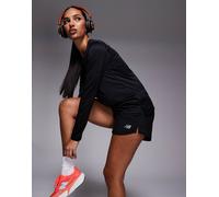 Pantaloni corti New Balance Short 3 Inch nero donna - L