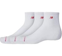 New Balance Patch Logo Ankle 3 Pack, bianco, L