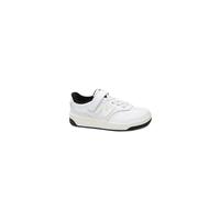 New Balance PHB80 AB Bianco Scarpe Sneakers Bambini Strappi più Lacci Ecopelle 32