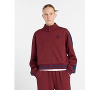 New Balance - Post Season - Giacca sportiva piqué bordeaux monarca-Rosso XS