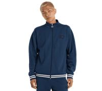 New Balance Post Season Pique Track Jacket male Giacche - Blu - Poly Jersey - Foot Locker Blue S