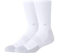 New Balance Pro Training Cushion Crew Socks 2 Pack Calze L Bianco