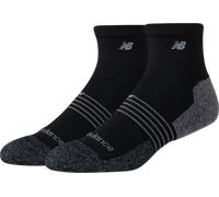 New Balance Pro Training Cushion QTR Socks 2 Pack Calze M Nero
