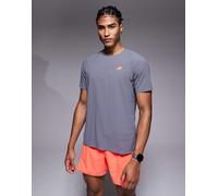 New Balance - Race Day - T-shirt grigia ultra leggera-Grigio M