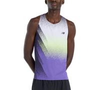 New Balance Race Day Ultra Light Printed Singlet Canotte e Top M Viola