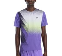 New Balance Race Day Ultra Light Printed T-Shirt Magliette M Viola