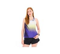 New Balance Donna Race Day Ultra Light Printed Singlet in Viola, Nylon Intrecciato, Taglia M