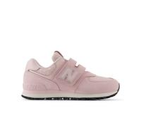 New Balance Ragazze 574 HOOK & LOOP in Rosa, Pelle, Taglia 29