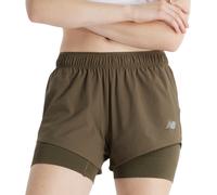New Balance RC 2-in-1 Short 3" Shorts L Verde
