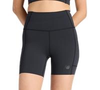 New Balance - Women's Sleek Storage Race Short 6'' - Pantaloncini da running XS nero
