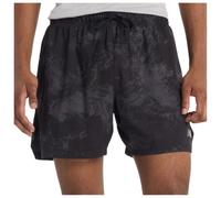 New Balance - Short traspiranti traforati - RC Printed Short 5" Castlerock per Uomo - Taglia M - Nero