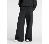 New Balance - Reimagined - Pantaloni a fondo ampio in pile neri-Nero L