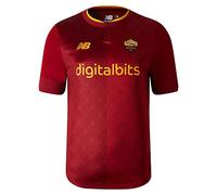 New Balance Roma Stagione 2022/23, Prima Divisa Ufficiale, Maglia Unisex - Adulto, M