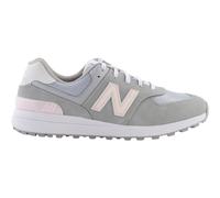 NEW BALANCE Scarpe da golf 574 Green V2 senza chiodi, grigio/rosa