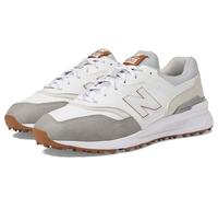 New Balance Scarpe da Golf 997 SL Uomo, Bianco/Grigio, 15 Wide