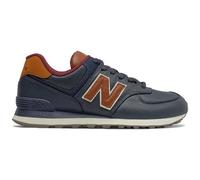New Balance 574 male Scarpe - Blu - Pelle - Foot Locker Blue 42.5