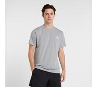 New Balance Short Sleeve Maglietta Uomini in grigio