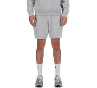 Pantaloni corti New Balance French Terry grigio - S