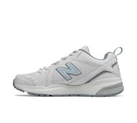 New Balance Donna WX608V5 in Bianca/Blu, Pelle, Taglia 40