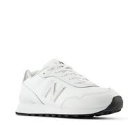 New Balance Sneaker da Donna 515 V3, Bianco/Argento, 38 EU