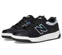 New Balance Sneaker stringate 480 V1 per bambini, Nero/Bianco Iridescente, 7 Big Kid