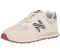 New Balance Sneaker stringate da bambina 574 V1 anni '70, Sale Marino/Nero/Rosa Pietra, 1.5 Little Kid