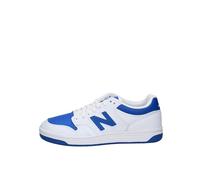 New Balance Sneaker Unisex da Adulto BB480 V1 Court, Bianco/Blu Cobalto/Bianco, 10 Women/8.5 Men