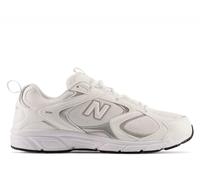 New Balance Sneaker Uomo 408 V1, Bianco/Argento Metallico/Nero, 40.5 EU