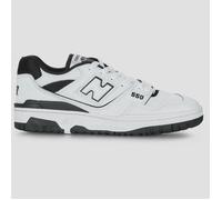 New Balance Uomo BB550 in Bianca/Nero, Pelle, Taglia 39.5