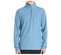 New Balance - Space Dye 1/4 Zip - Pullover sintetici S blu