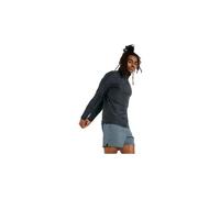 New Balance - Space Dye 1/4 Zip Grigio - Abbigliamento L Grigio