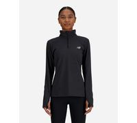New Balance Maglia Sport Essentials Space Dye mezza zip manica lunga Nero XS Donna