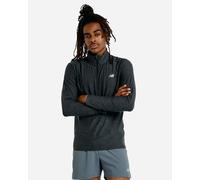 New Balance Felpa Space Dye 1/4 Zip Grigio Uomo XL