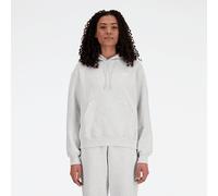 Felpa con cappuccio New Balance Sport Essentials French Terry grigio cenere donna - S