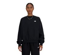New Balance Sport Essentials Fleece Crew Felpe da Donna Black XS