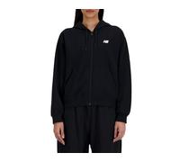 New Balance Felpa con cappuccio Sport Essentials French Terry Full Zip Nero Donna M