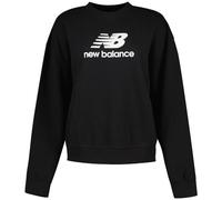 New Balance Sport Essentials French Terry Logo Crew Felpe da Donna Black XS