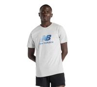 New Balance Sport Essentials Gradient Logo T-Shirt - Athletic Grey AG - Athletic Grey Medium