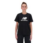 T-shirt New Balance Jersey Stacked Logo manica corta nero intenso donna - L