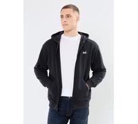 New Balance Stacked Logo French Terry Full Zip Hoodie - Black