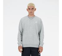 New Balance Felpa da Uomo Girocollo Small Logo Grigia Taglia XL Codice MT41507AG Grigio