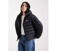 New Balance - Sport Essentials - Piumino nero con cappuccio XL