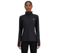 New Balance - Sport Essentials Space Dye Quarter Zip Nero - Abbigliamento L Nero